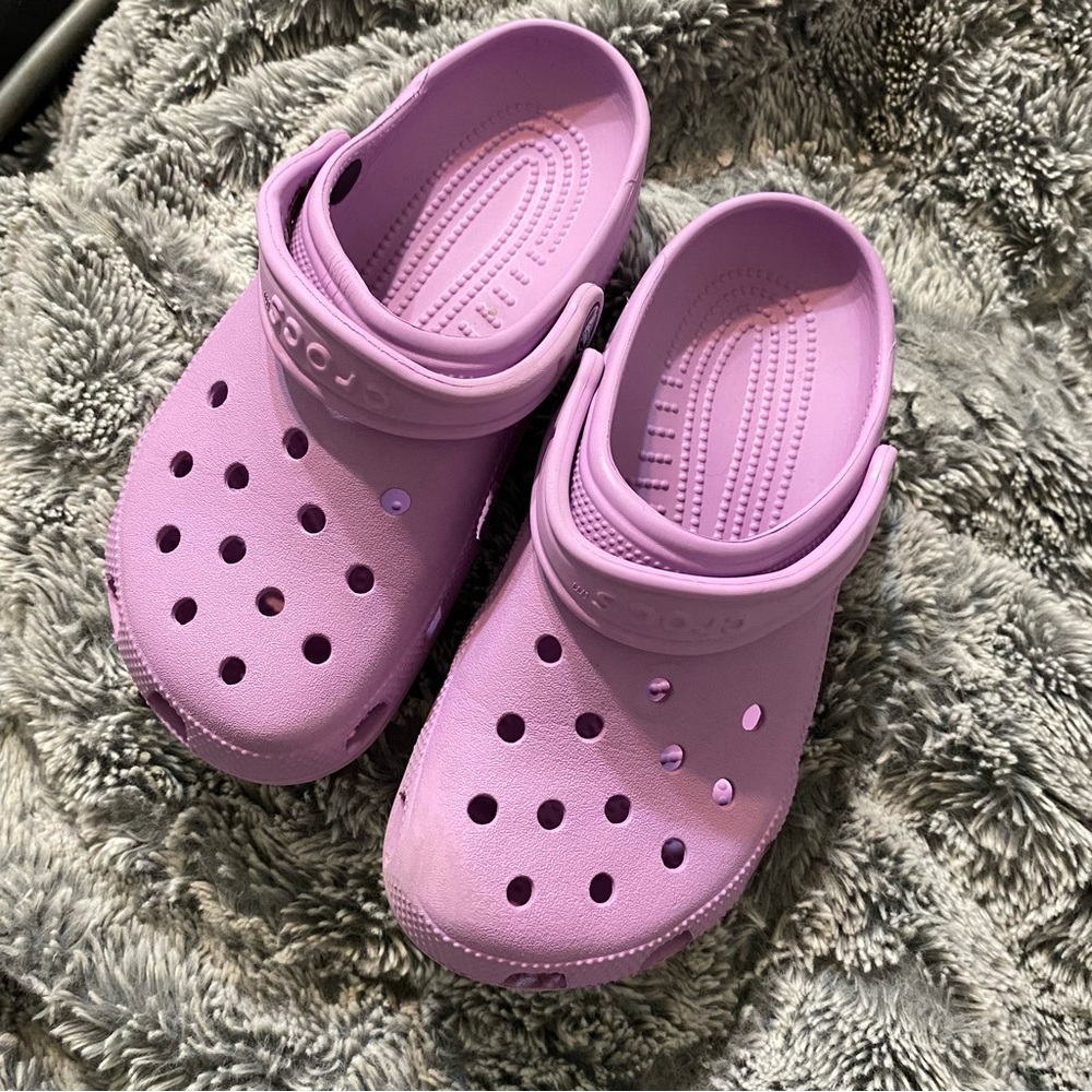 CROCS Purple Mules & Clogs